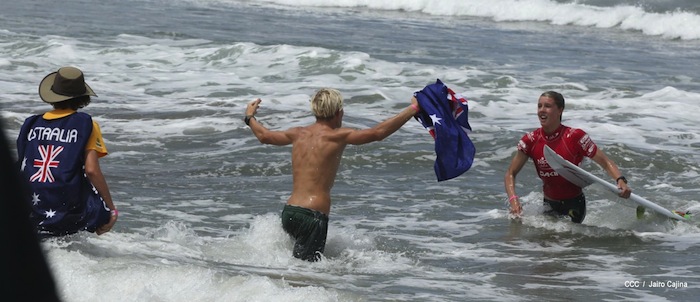 Final Mundial Surf Junio en Playa Jiquiliste
