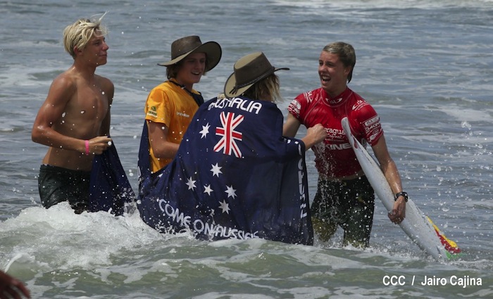 Final Mundial Surf Junio en Playa Jiquiliste