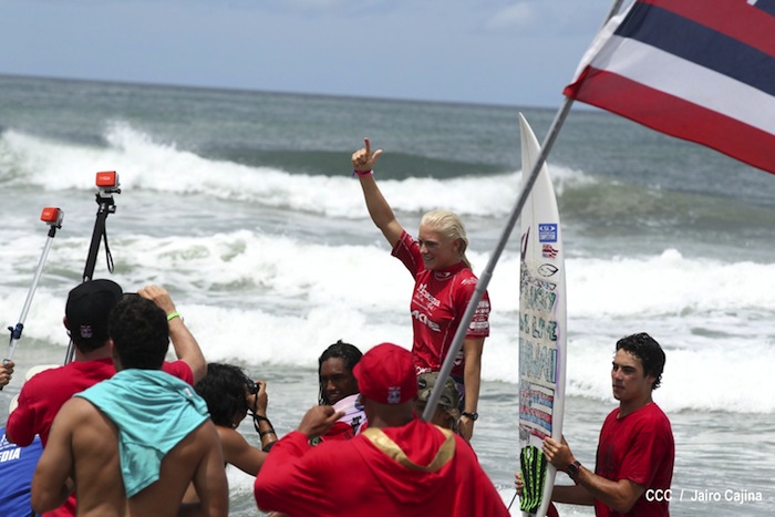 Final Mundial Surf Junio en Playa Jiquiliste