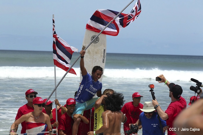 Final Mundial Surf Junio en Playa Jiquiliste