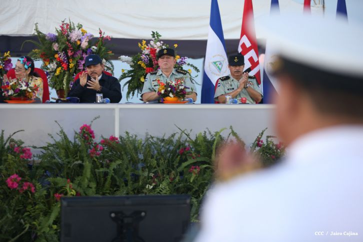 Presidente Daniel reconoce labor de la Fuerza Naval en su 35 aniversario