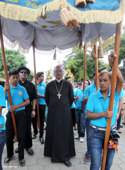 Fieles de Masaya festejan la Asunción de María