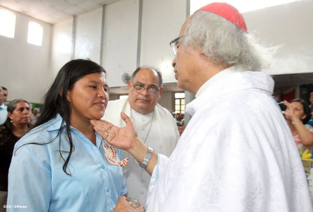 Fieles de Masaya festejan la Asunción de María