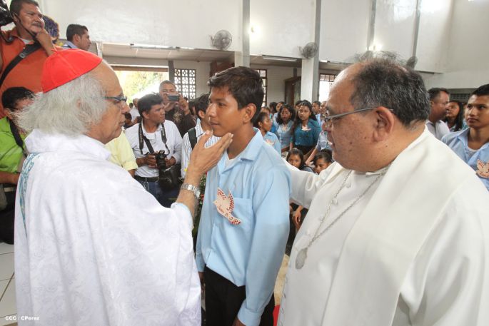 Fieles de Masaya festejan la Asunción de María
