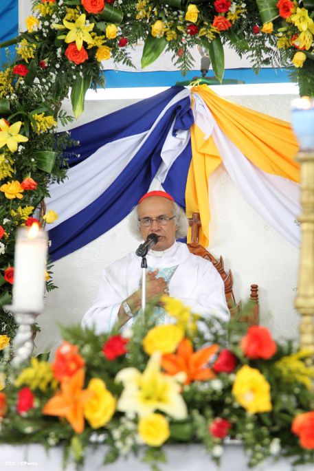 Fieles de Masaya festejan la Asunción de María
