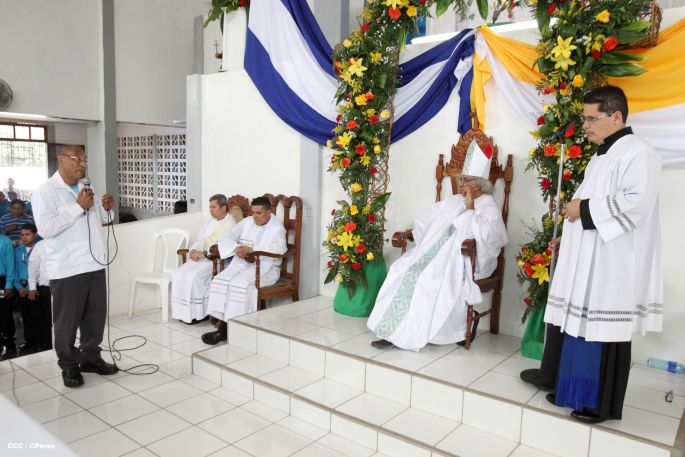 Fieles de Masaya festejan la Asunción de María
