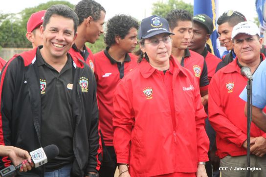 Comisionada Aminta Granera recibe al equipo del Walter Ferreti