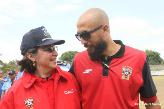 Comisionada Aminta Granera recibe al equipo del Walter Ferreti