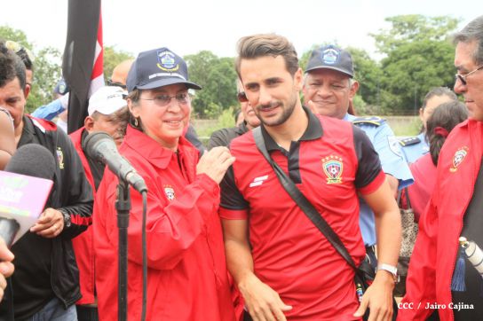 Comisionada Aminta Granera recibe al equipo del Walter Ferreti