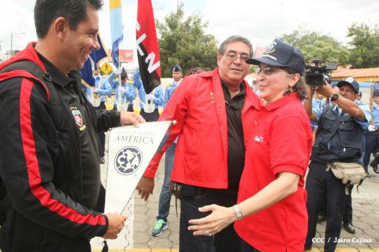 Comisionada Aminta Granera recibe al equipo del Walter Ferreti