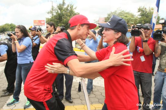 Comisionada Aminta Granera recibe al equipo del Walter Ferreti
