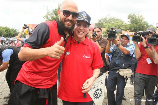 Comisionada Aminta Granera recibe al equipo del Walter Ferreti