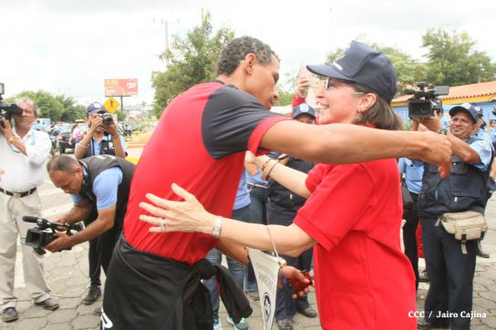Comisionada Aminta Granera recibe al equipo del Walter Ferreti