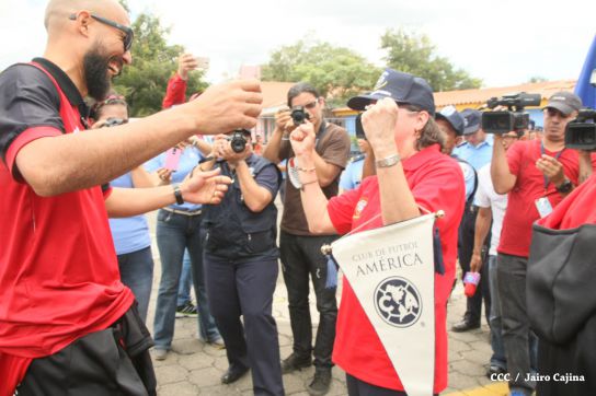 Comisionada Aminta Granera recibe al equipo del Walter Ferreti