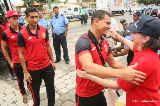 Comisionada Aminta Granera recibe al equipo del Walter Ferreti