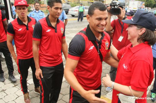 Comisionada Aminta Granera recibe al equipo del Walter Ferreti