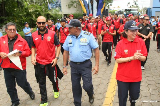Comisionada Aminta Granera recibe al equipo del Walter Ferreti