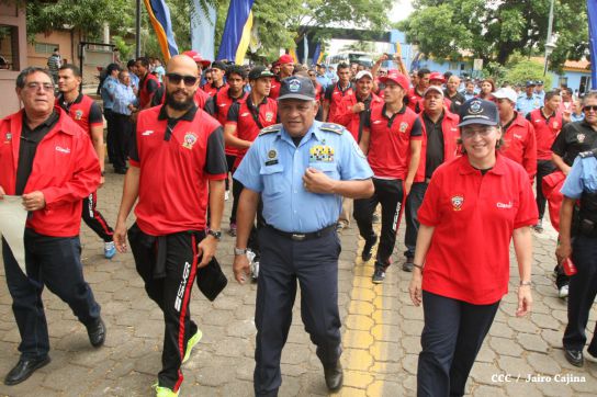 Comisionada Aminta Granera recibe al equipo del Walter Ferreti