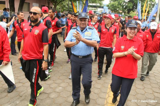 Comisionada Aminta Granera recibe al equipo del Walter Ferreti