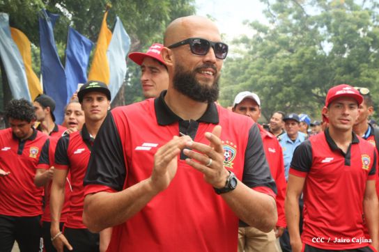 Comisionada Aminta Granera recibe al equipo del Walter Ferreti