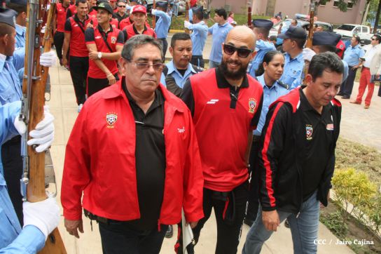 Comisionada Aminta Granera recibe al equipo del Walter Ferreti