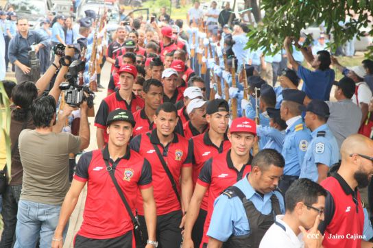 Comisionada Aminta Granera recibe al equipo del Walter Ferreti