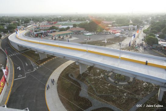 Presidente Daniel inaugura Paso a Desnivel de Rubenia: la Barricada de la Esperanza