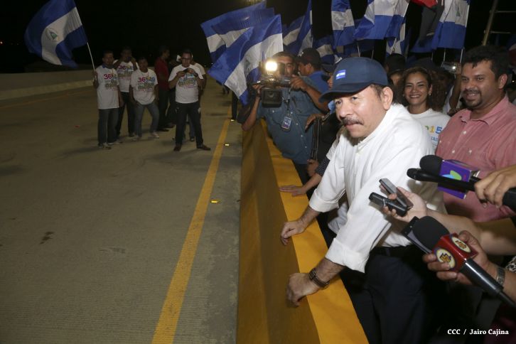 Presidente Daniel inaugura Paso a Desnivel de Rubenia: la Barricada de la Esperanza