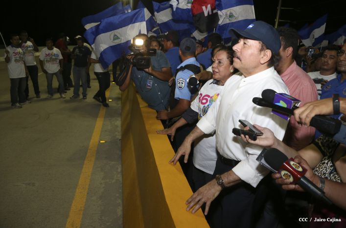 Presidente Daniel inaugura Paso a Desnivel de Rubenia: la Barricada de la Esperanza
