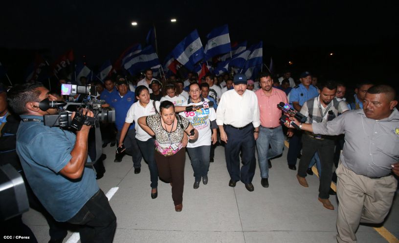 Presidente Daniel inaugura Paso a Desnivel de Rubenia: la Barricada de la Esperanza
