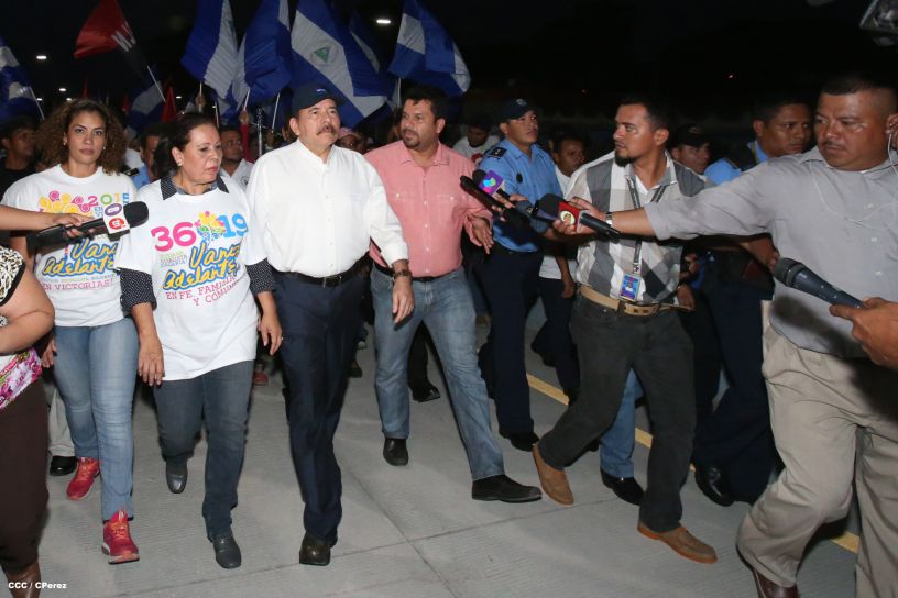 Presidente Daniel inaugura Paso a Desnivel de Rubenia: la Barricada de la Esperanza