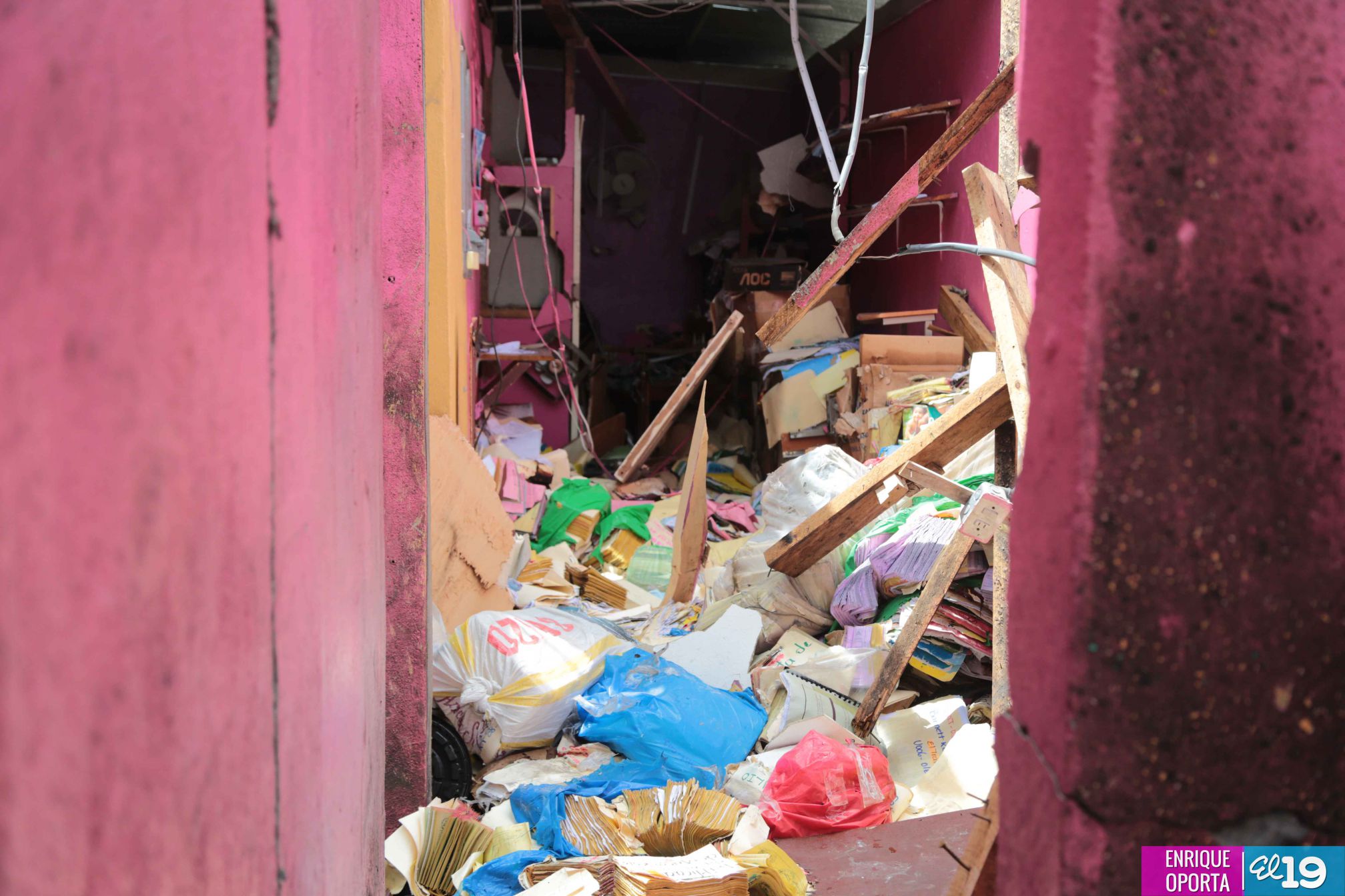 Explosión en pólvora en Alcaldía de Nagarote