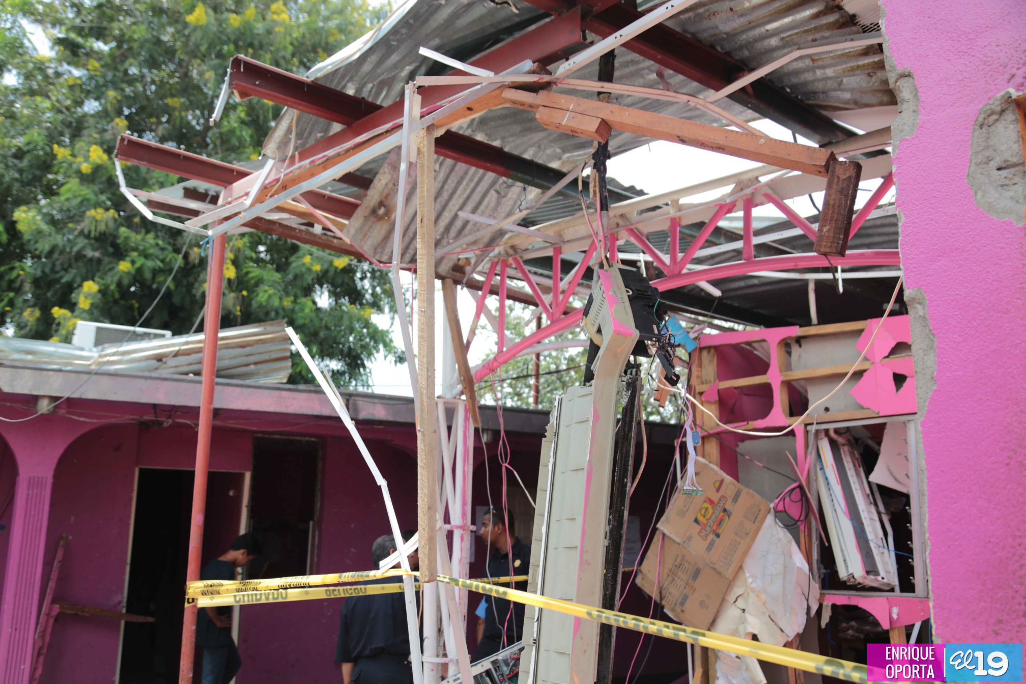 Explosión en pólvora en Alcaldía de Nagarote