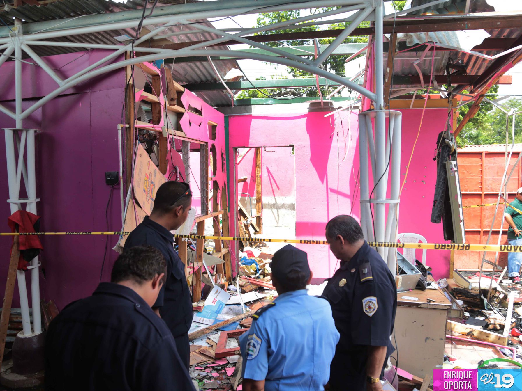 Explosión en pólvora en Alcaldía de Nagarote