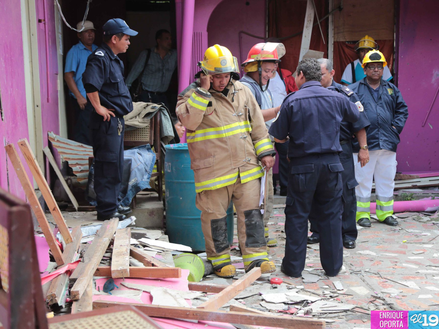 Explosión en pólvora en Alcaldía de Nagarote