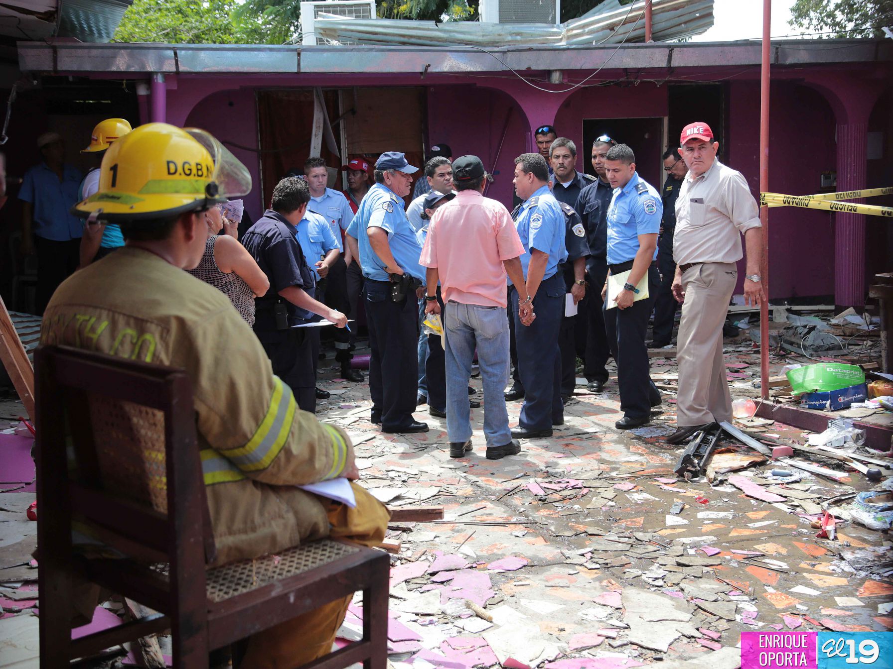 Explosión en pólvora en Alcaldía de Nagarote
