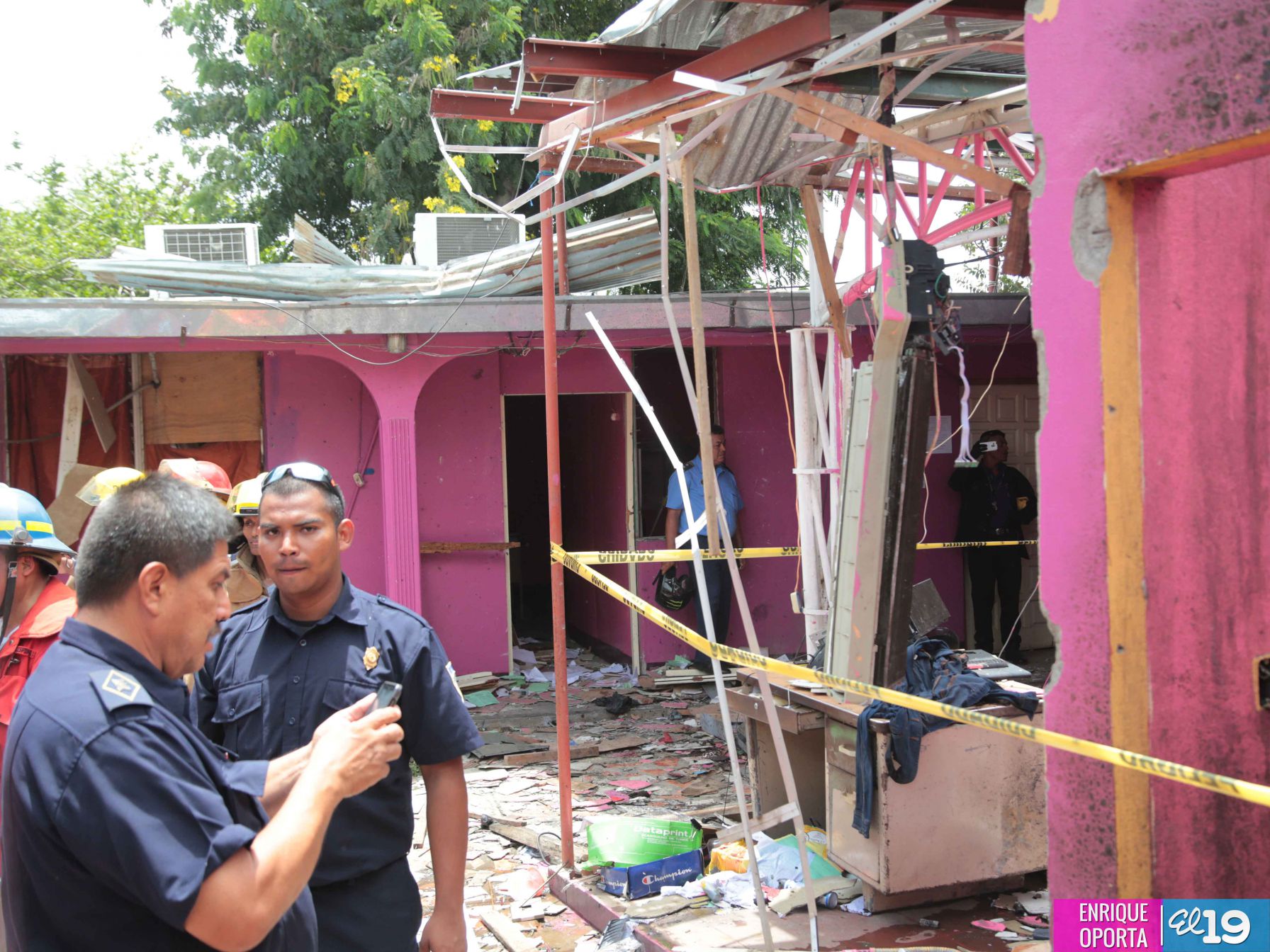 Explosión en pólvora en Alcaldía de Nagarote