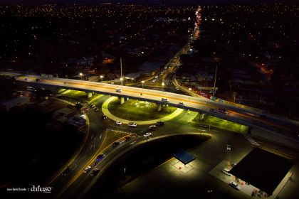 Imágenes Aéreas del Paso a Desnivel "Barricada de la Esperanza" de Rubenia