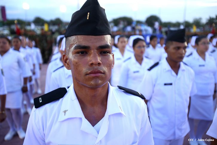 Presidente Daniel encabeza acto del 36 aniversario de constitución del Cuerpo Médico Militar del Ejército de Nicaragua