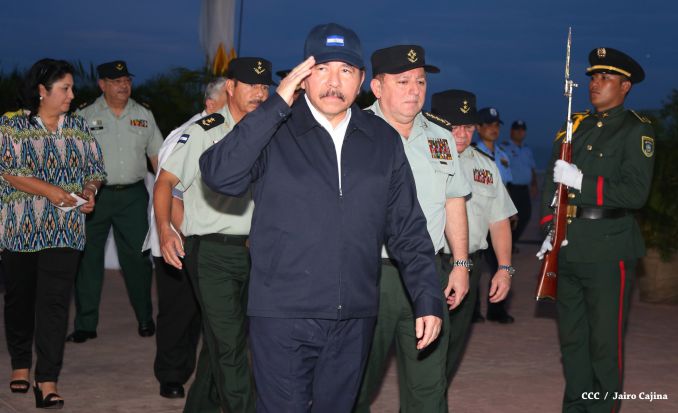 Presidente Daniel encabeza acto del 36 aniversario de constitución del Cuerpo Médico Militar del Ejército de Nicaragua