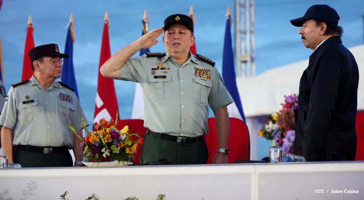 Presidente Daniel encabeza acto del 36 aniversario de constitución del Cuerpo Médico Militar del Ejército de Nicaragua