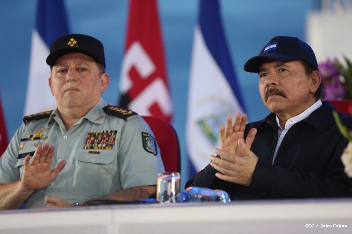 Presidente Daniel encabeza acto del 36 aniversario de constitución del Cuerpo Médico Militar del Ejército de Nicaragua