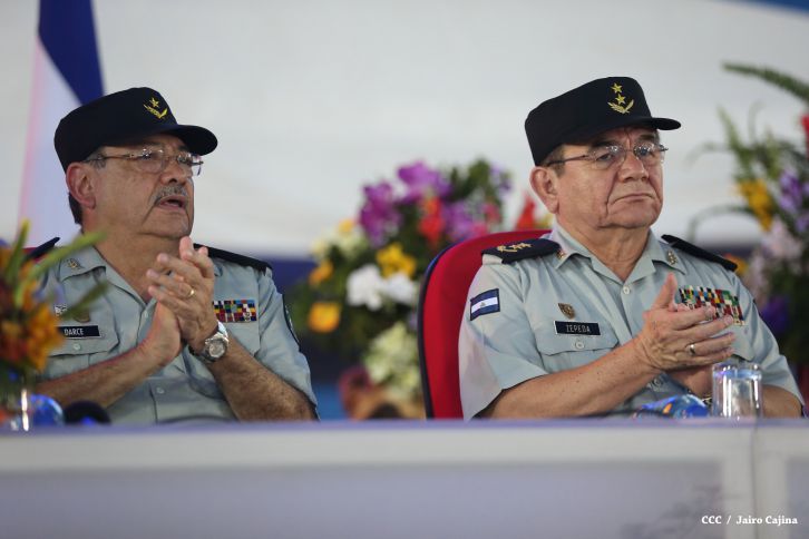 Presidente Daniel encabeza acto del 36 aniversario de constitución del Cuerpo Médico Militar del Ejército de Nicaragua