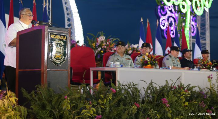 Presidente Daniel encabeza acto del 36 aniversario de constitución del Cuerpo Médico Militar del Ejército de Nicaragua