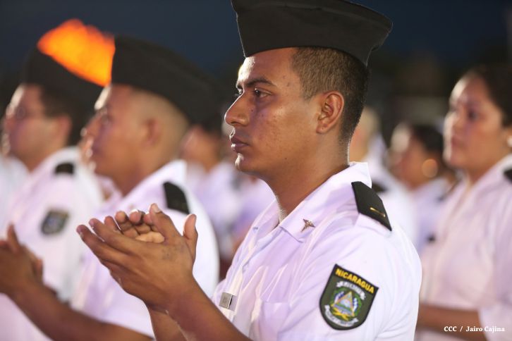 Presidente Daniel encabeza acto del 36 aniversario de constitución del Cuerpo Médico Militar del Ejército de Nicaragua
