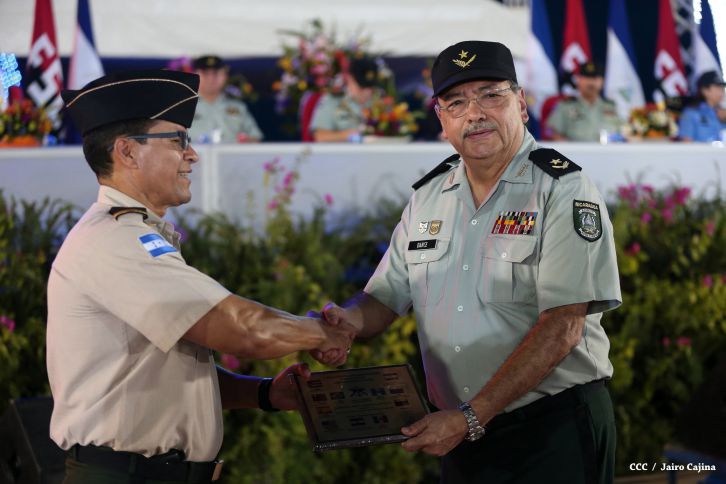 Presidente Daniel encabeza acto del 36 aniversario de constitución del Cuerpo Médico Militar del Ejército de Nicaragua