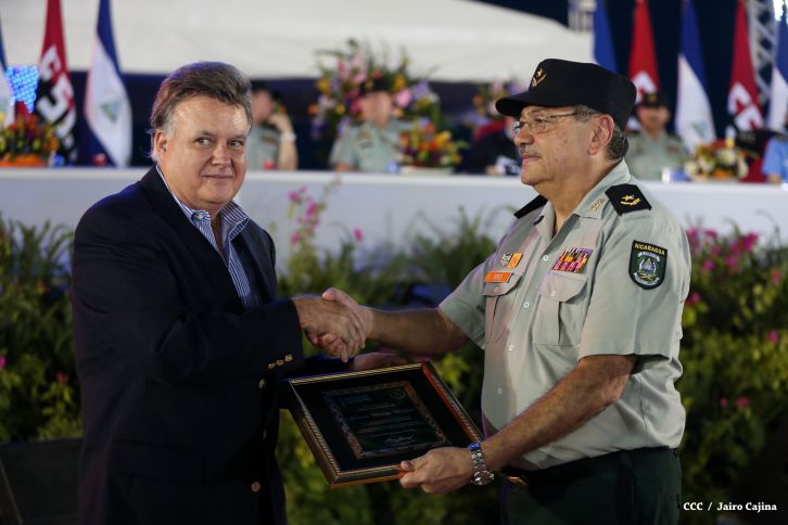 Presidente Daniel encabeza acto del 36 aniversario de constitución del Cuerpo Médico Militar del Ejército de Nicaragua