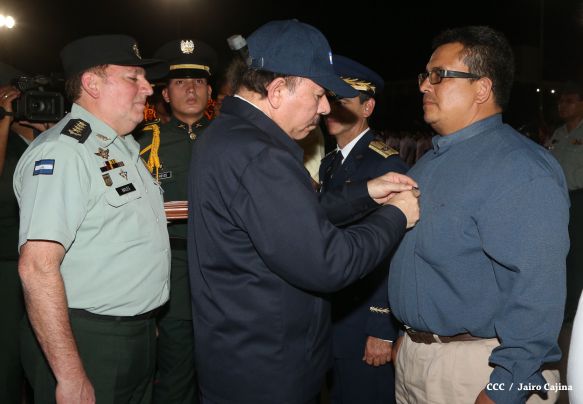 Presidente Daniel encabeza acto del 36 aniversario de constitución del Cuerpo Médico Militar del Ejército de Nicaragua
