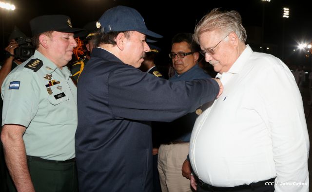 Presidente Daniel encabeza acto del 36 aniversario de constitución del Cuerpo Médico Militar del Ejército de Nicaragua