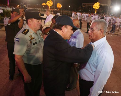 Presidente Daniel encabeza acto del 36 aniversario de constitución del Cuerpo Médico Militar del Ejército de Nicaragua